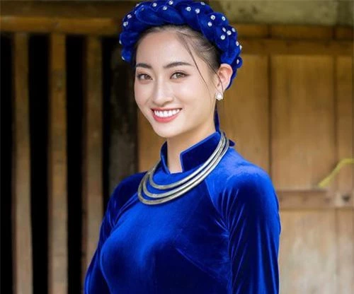 Hoa hậu Lương Thùy Linh xinh đẹp trong hình ảnh thiếu nữ dân tộc Tày - 1
