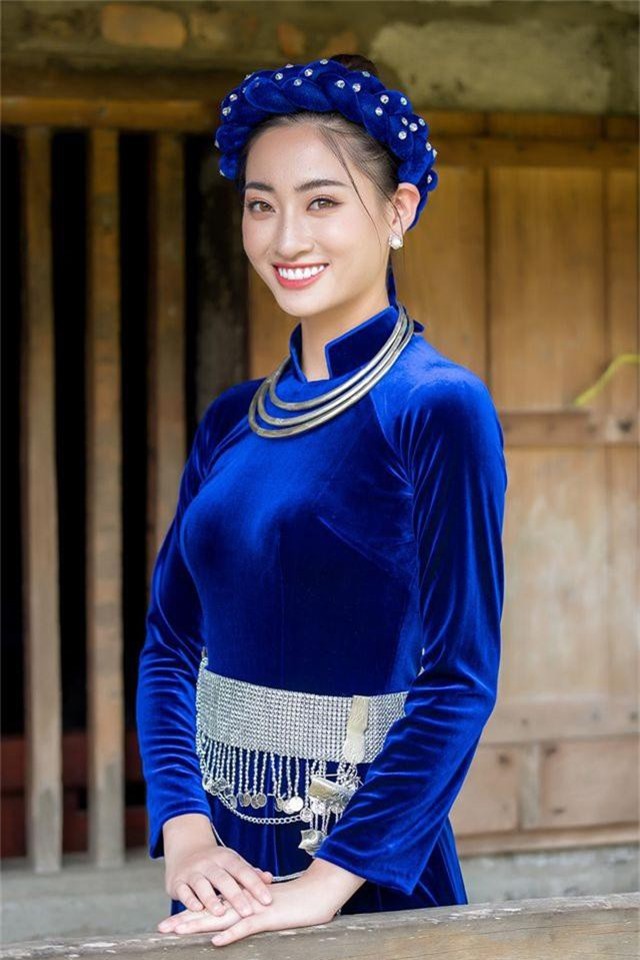 Hoa hậu Lương Thùy Linh xinh đẹp trong hình ảnh thiếu nữ dân tộc Tày - 3