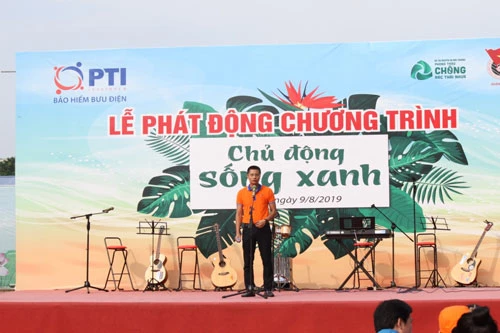 Ông Đoàn Kiên - Phó Tổng giám đốc PTI phát biểu tại chương trình.