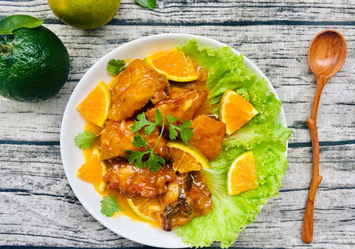 Gà xốt cam - làm cực nhanh, ăn mãi không chán!