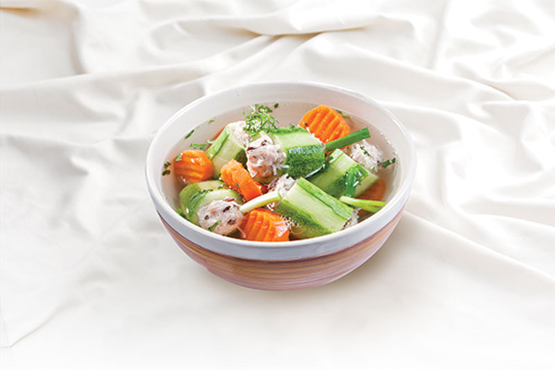 Hướng dẫn nấu món canh dưa leo nhồi thịt ngon, lạ miệng