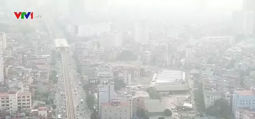 Hà Nội: Không khí ô nhiễm ở mức có hại cho sức khỏe