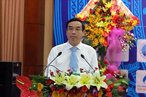 Ông Lê Trung Chinh - Phó Chủ tịch UBND TP. Đà Nẵng phát biểu tại Đại hội.