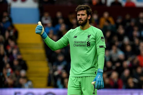 7. Alisson Becker (Liverpool, ĐT Brazil).