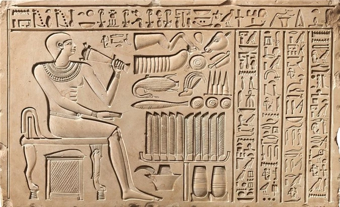 Chữ tượng hình của người Ai Cập. Ảnh: Wikimedia.