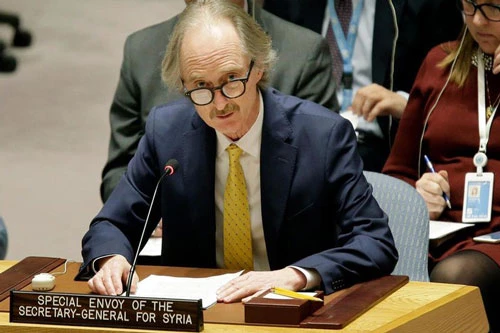 Đặc phái viên Liên Hợp Quốc về Syria Geir Pedersen. Ảnh: The National