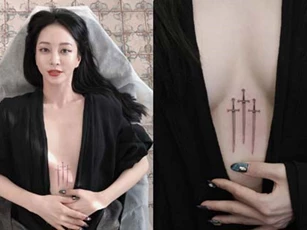 Mỹ nhân Han Ye Seul gây náo loạn vì "thả rông" khoe vòng 1 khủng và hình xăm, nhìn xong tưởng poster phim!