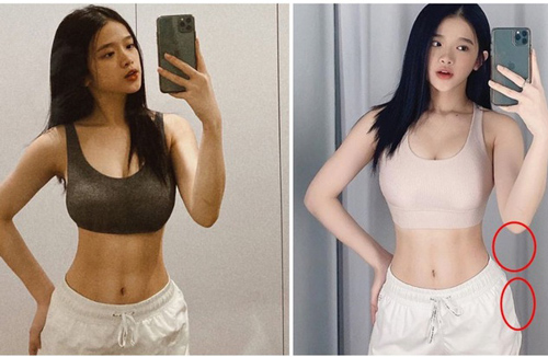 Linh Ka khoe eo thon cùng cơ bụng "căng cực", nhưng dân tình vẫn soi ra rèm cửa phía sau có gì đó sai sai