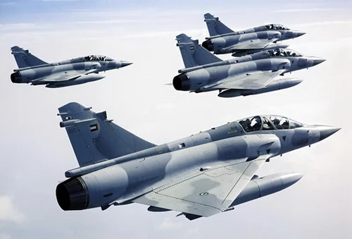 Tiêm kích Mirage 2000 của Không quân UAE. Ảnh TsAMTO.