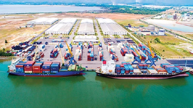 Trung tâm Logistics và cảng Chu Lai (Ảnh: TL)