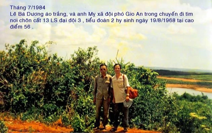 CCB Lê Bá Dương (áo trắng) người nắm giữ nhiều chứng cứ tố giác Lê Xuân Tánh và đồng phạm tổ chức lừa đảo.