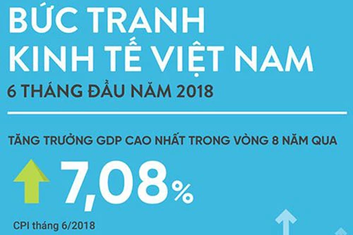 Dù năm 2018, tăng trưởng GDP đạt 7,08% nhưng Việt Nam vẫn đặt ra mục tiêu hợp lý thấp hơn cho năm 2019 (ảnh TL).