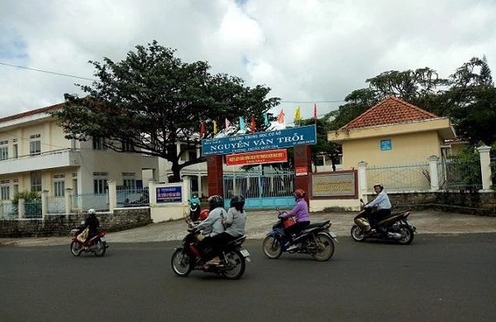 Trường THCS Nguyễn Văn Trỗi, nơi cô giáo Phạm Thị Hiền đang công tác.