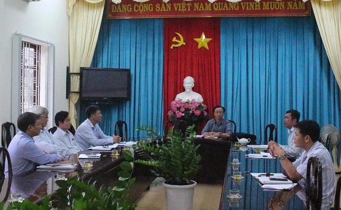 Phóng viên Doanh nghiệp Việt Nam đã có buổi làm việc trực tiếp với Thành ủy, UBND TP. Bảo Lộc và các cơ quan liên quan đến vụ việc (Ảnh: VH)