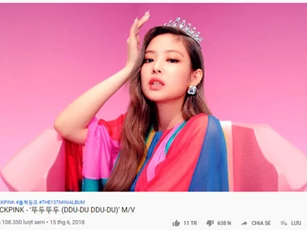 Black Pink trở thành nhóm nhạc đầu tiên của Kpop có MV đạt 1 tỉ view với "DDU DU DDU DU"