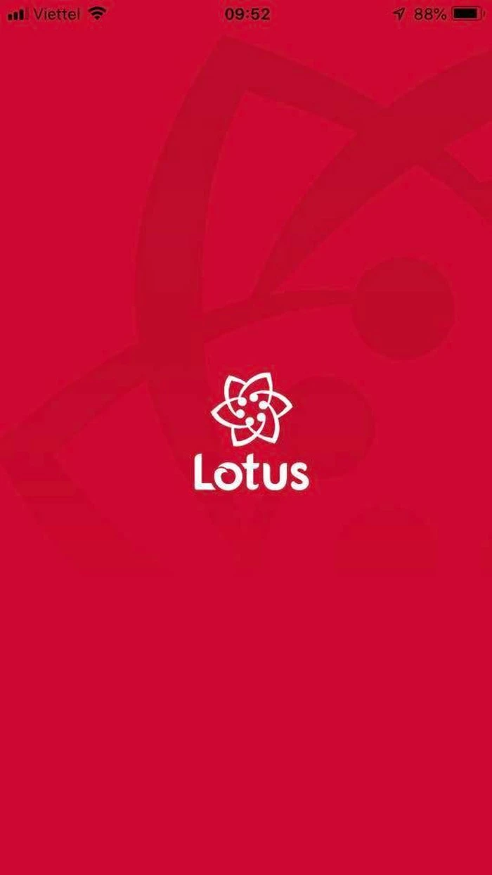 Giao diện Lotus là biểu tượng hoa sen của Việt Nam.