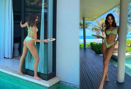 Mỹ nhân gợi cảm nhất hành tinh 'đốt mắt' fan với bikini bé xíu