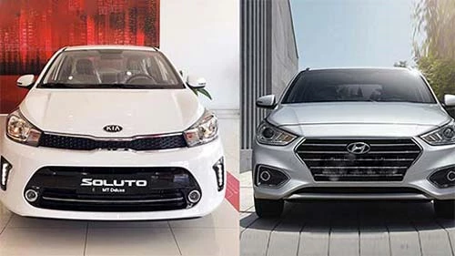 Kia Soluto bám đuổi quyết liệt Hyundai Accent, Honda City