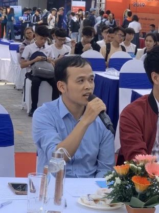 Ông Nguyễn Minh Tân - Phó giám đốc Rikkei AI, Ban Giám Khảo cuộc thi.