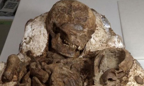 Phát hiện hóa thạch mẹ ôm con 4.800 năm ở Đài Loan