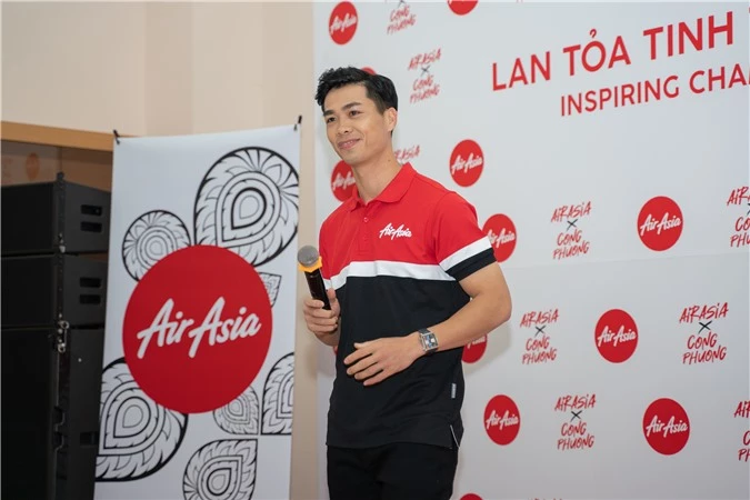 Công Phượng, AirAsia, Công Phượng lan tỏa tinh thần vô địch, Đại hiện thương hiệu AirAsia