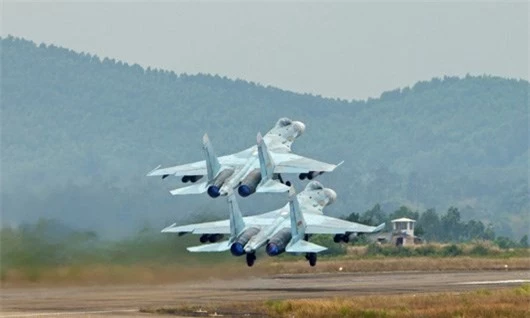 Hinh anh tiem kich Su-27 cua Khong quan Viet Nam nhung ngay con 