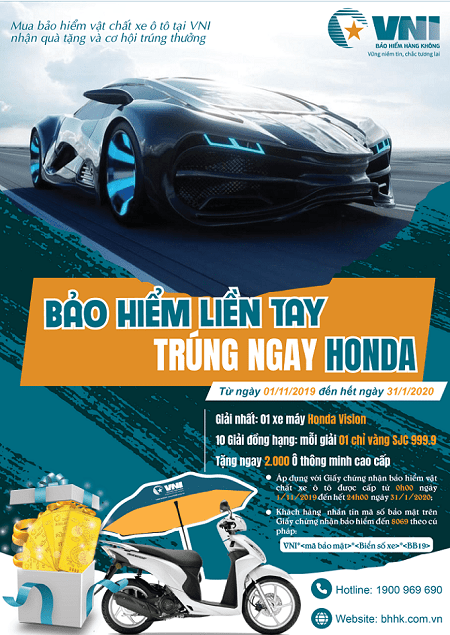 Bảo hiểm Hàng không (VNI) tri ân khách hàng bằng khuyến mãi “khủng”