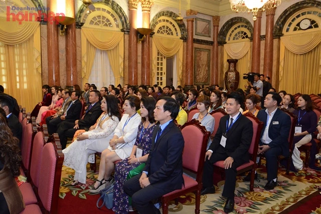 Representatives of small and medium enterprises in 2018. Photo: Nguyen Cuong.