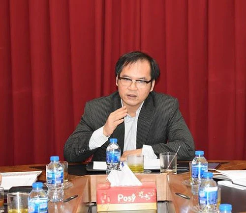 Ông Tô Hoài Nam - Phó Chủ tịch Thường trực kiêm Tổng thư ký VINASME phát biểu tại cuộc họp.