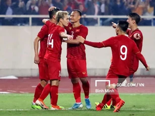 ĐT Việt Nam kết thúc năm 2019 với vị trí thứ 94 trên bảng xếp hạng FIFA