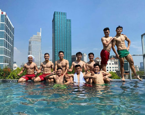 U22 Việt Nam khoe body 6 múi trước ngay lên đường dự SEA Games 30