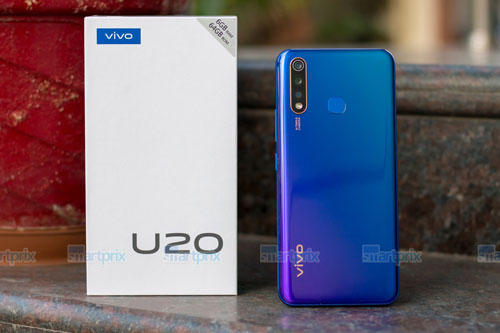Trên tay Vivo U20: 3 camera sau, chip S675, RAM 6 GB, pin 5.000 mAh, giá gần 4 triệu