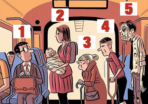 Trắc nghiệm: Tình huống nhường chỗ ngồi vạch trần bộ mặt thật của bạn