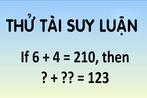 Câu đố thử tài suy luận thách bạn giải trong 15 giây