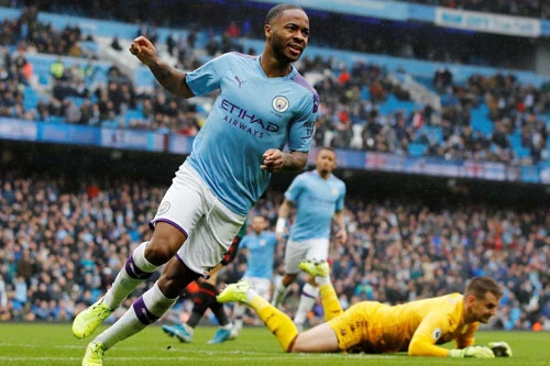 Tiền đạo: Raheem Sterling (Man City).