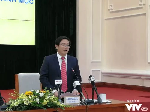 Ông Thái Văn Tài - Vụ trưởng Vụ Giáo dục Tiểu học, Bộ GD&ĐT chia sẻ tại họp báo.