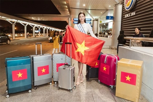 Hoa hậu Lương Thùy Linh chính thức lên đường sang Anh dự thi Miss World 2019 - Ảnh 4.