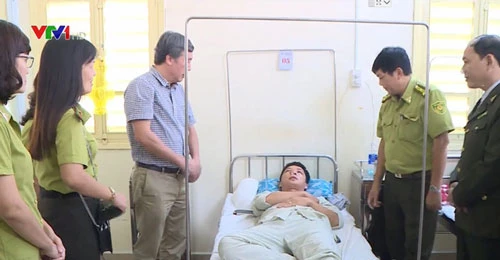 Anh Lương đang được điều trị tại Bệnh viện Trung ương Huế.