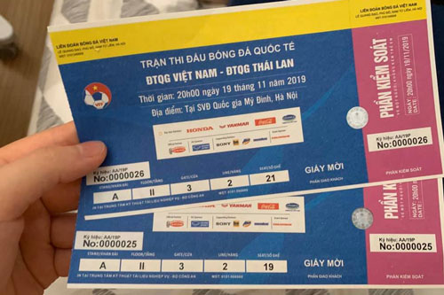 Vụ 1.000 vé giả trận Việt Nam - Thái Lan: Khởi tố bắt giam 3 bị can