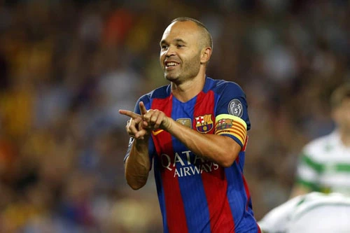 3. Andres Iniesta.