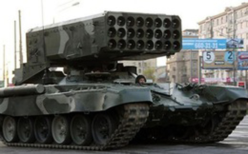 Nga chuẩn bị đưa vũ khí “vô nhân đạo” - pháo phản lực TOS-1 đến Syria?
