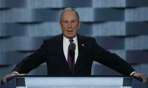 Michael Bloomberg, cựu thị trưởng thành phố New York, phát biểu tại một hội nghị ở Philadelphia, bang Pennsylvania, Mỹ tháng 7/2016. (Ảnh: Reuters)