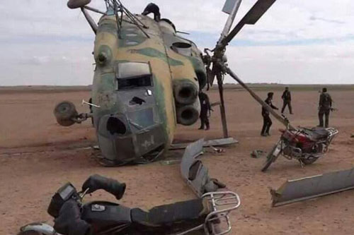 Trực thăng Mi-8 của Syria rơi ở Hama khiến 3 quân nhân thiệt mạng