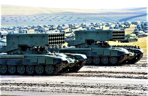 Choáng ngợp pháo phản lực nhiệt áp được ví như "địa ngục trần gian" của Nga