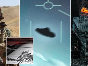 Sốc: UFO xuất hiện hàng loạt ở những nơi động đất