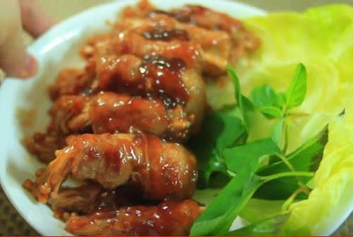 CLIP: Cách làm thịt heo cuộn nấm kim châm vừa ngon lại đẹp mắt