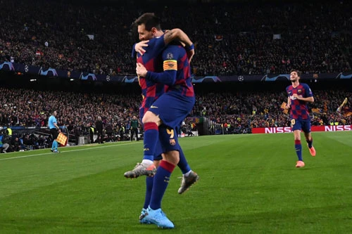 Barca sớm giành vé đi tiếp.