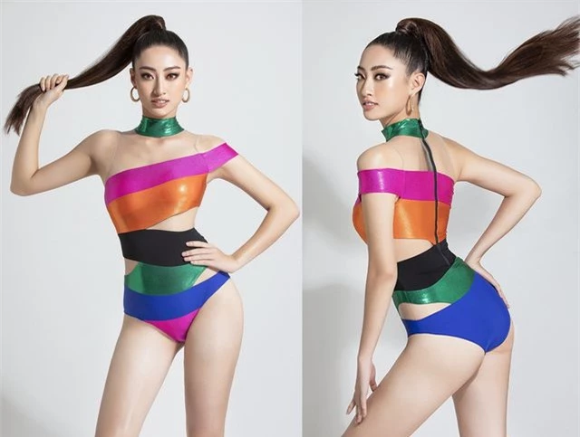 Lương Thùy Linh khoe vẻ đẹp sexy với bikini phá cách - 5