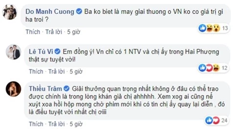 Xuân Lan trào nước mắt vì Ngô Thanh Vân hụt mất giải lớn tại LHP Việt Nam 2019: 
