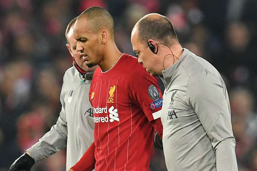 Fabinho chấn thương, HLV Klopp lo lắng cùng cực trước giai đoạn nước rút